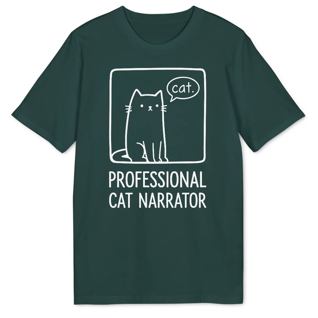 Cat Narrator Doodle Bio T-Shirt - Wild Spirit