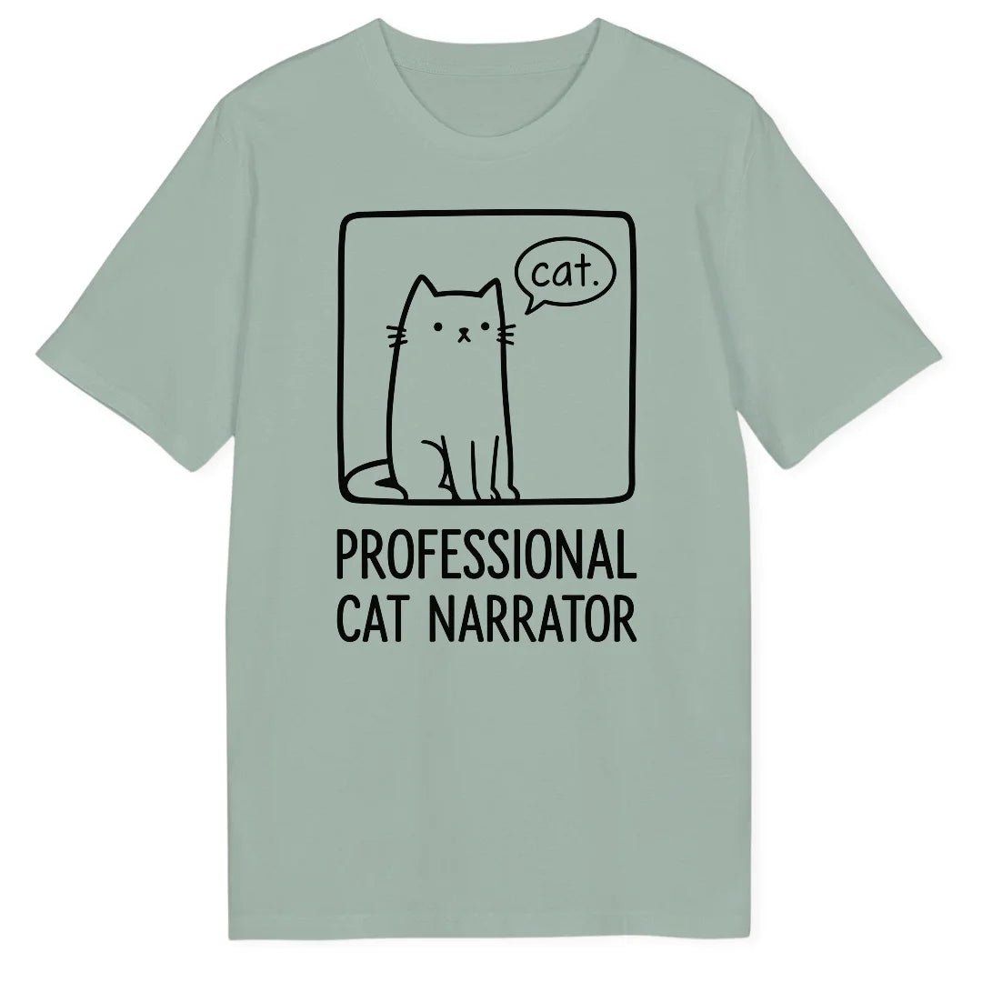 Cat Narrator Doodle Bio T-Shirt - Wild Spirit