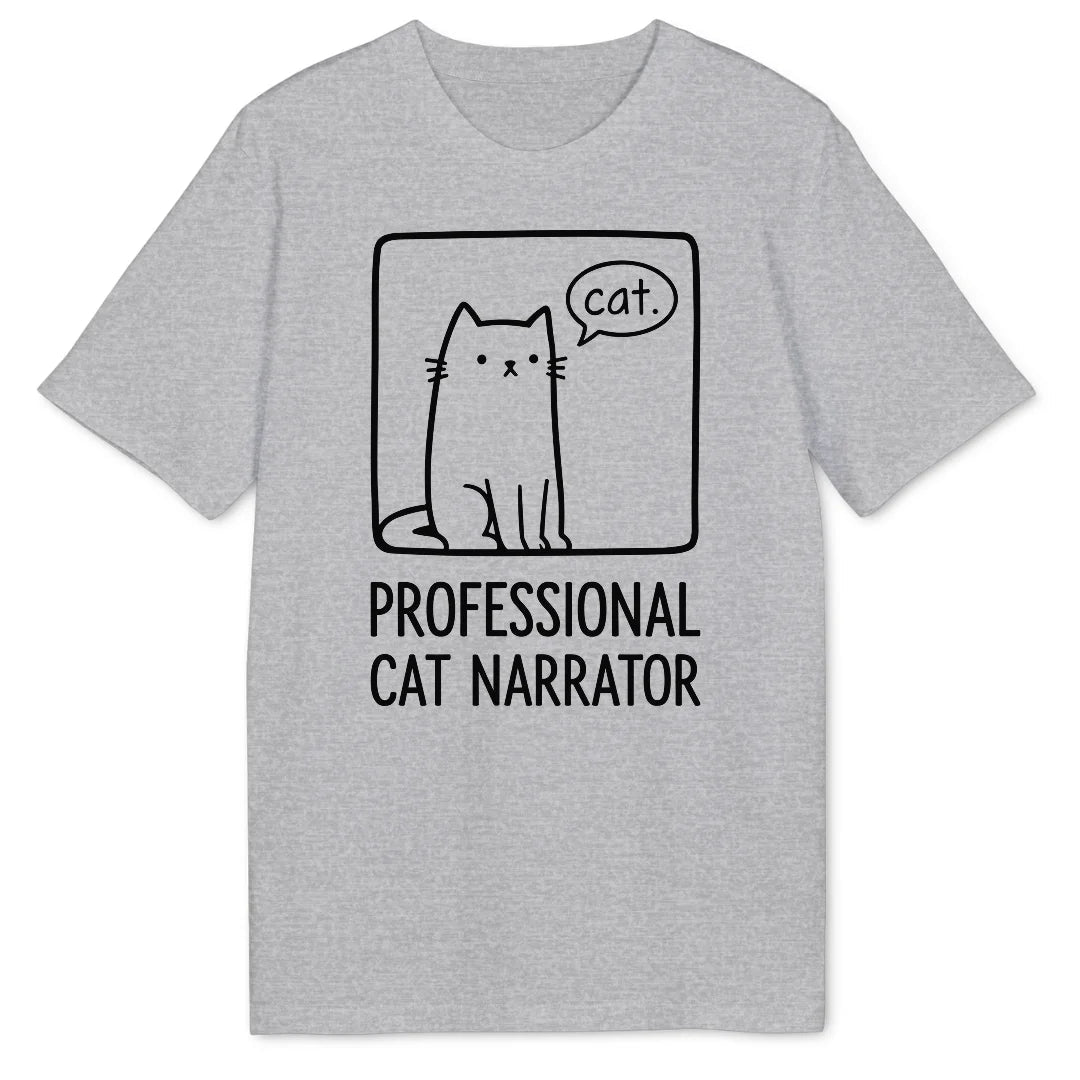 Cat Narrator Doodle Bio T-Shirt - Wild Spirit