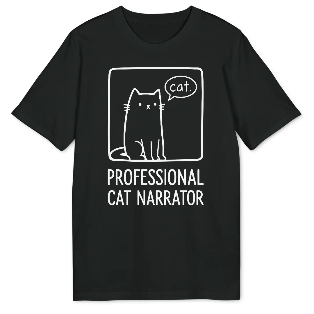 Cat Narrator Doodle Bio T-Shirt - Wild Spirit