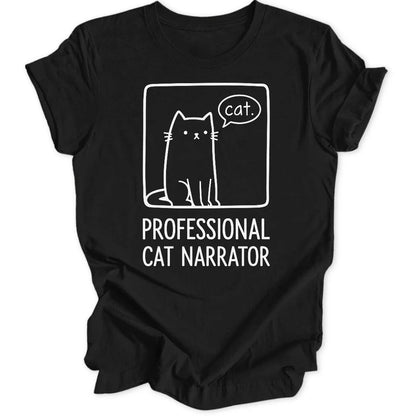 Cat Narrator Doodle Unisex T-Shirt - Wild Spirit