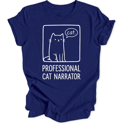 Cat Narrator Doodle Unisex T-Shirt - Wild Spirit
