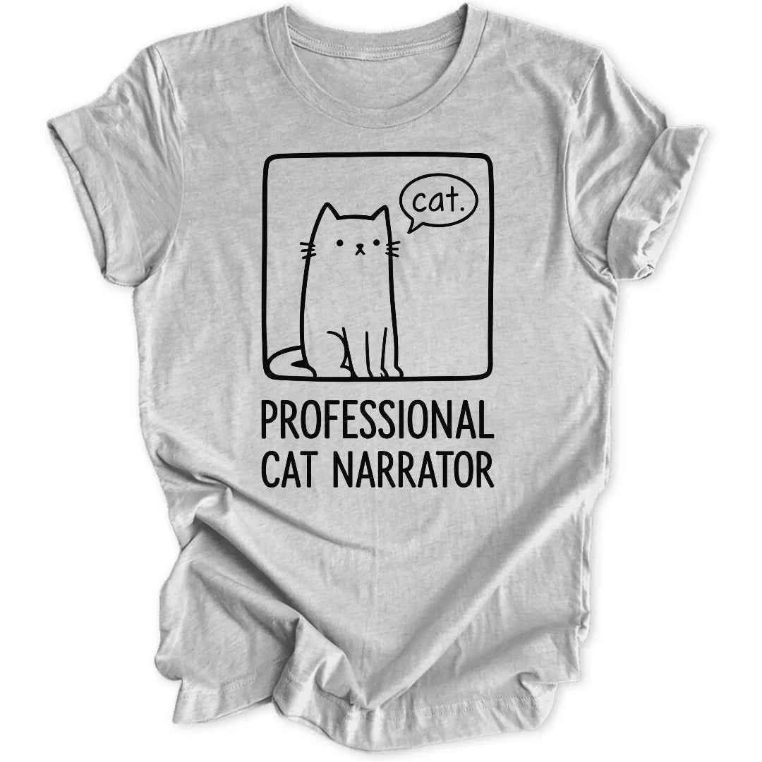 Cat Narrator Doodle Unisex T-Shirt - Wild Spirit