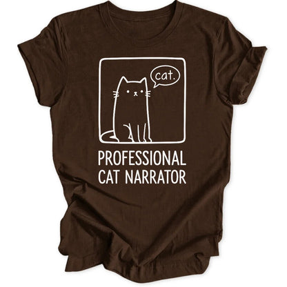 Cat Narrator Doodle Unisex T-Shirt - Wild Spirit