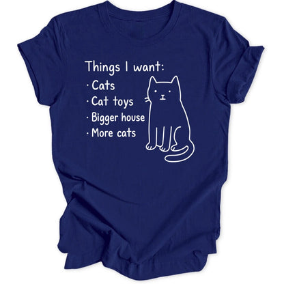 Cat Wishlist Unisex T-Shirt - Wild Spirit