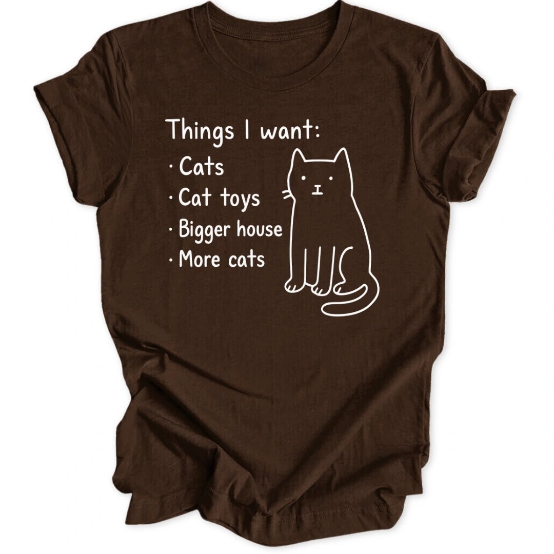Cat Wishlist Unisex T-Shirt - Wild Spirit