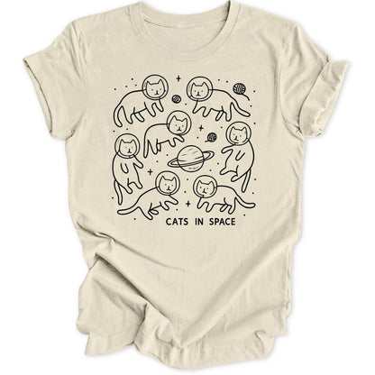 Cats in Space Unisex T-Shirt - Wild Spirit