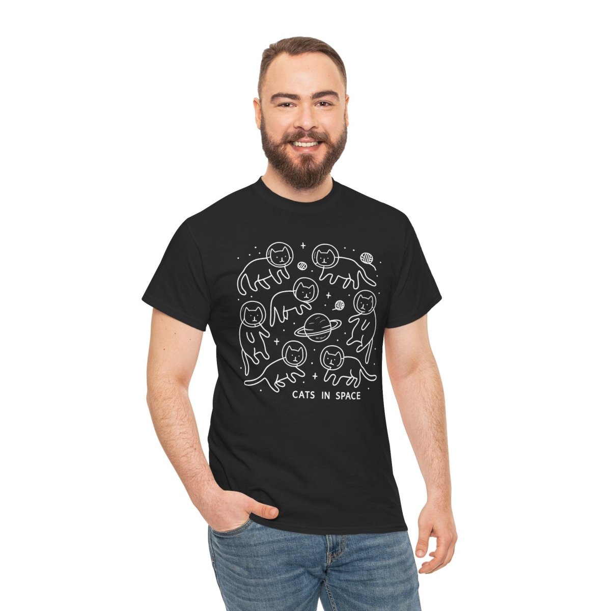 Cats in Space Unisex T-Shirt - Wild Spirit