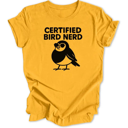 Certified Bird Nerd Unisex T-Shirt - Wild Spirit