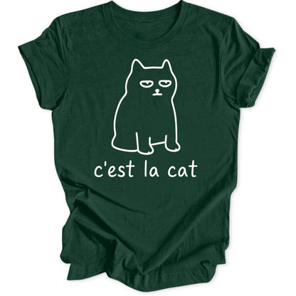 C'est la cat Unisex T-Shirt - Wild Spirit