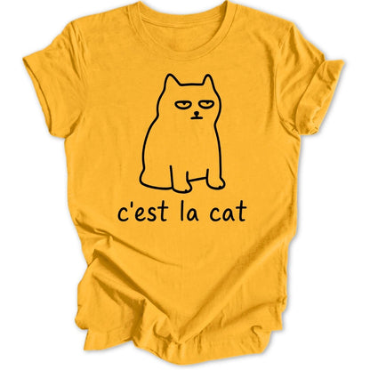 C'est la cat Unisex T-Shirt - Wild Spirit