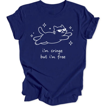 Cringe But Free Cat Unisex T-Shirt - Wild Spirit