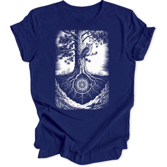 Cycle of Life Unisex T-Shirt T-Shirt Navy / S