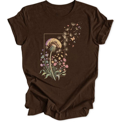 Dandelion Escape Unisex T-Shirt T-Shirt Braun / S