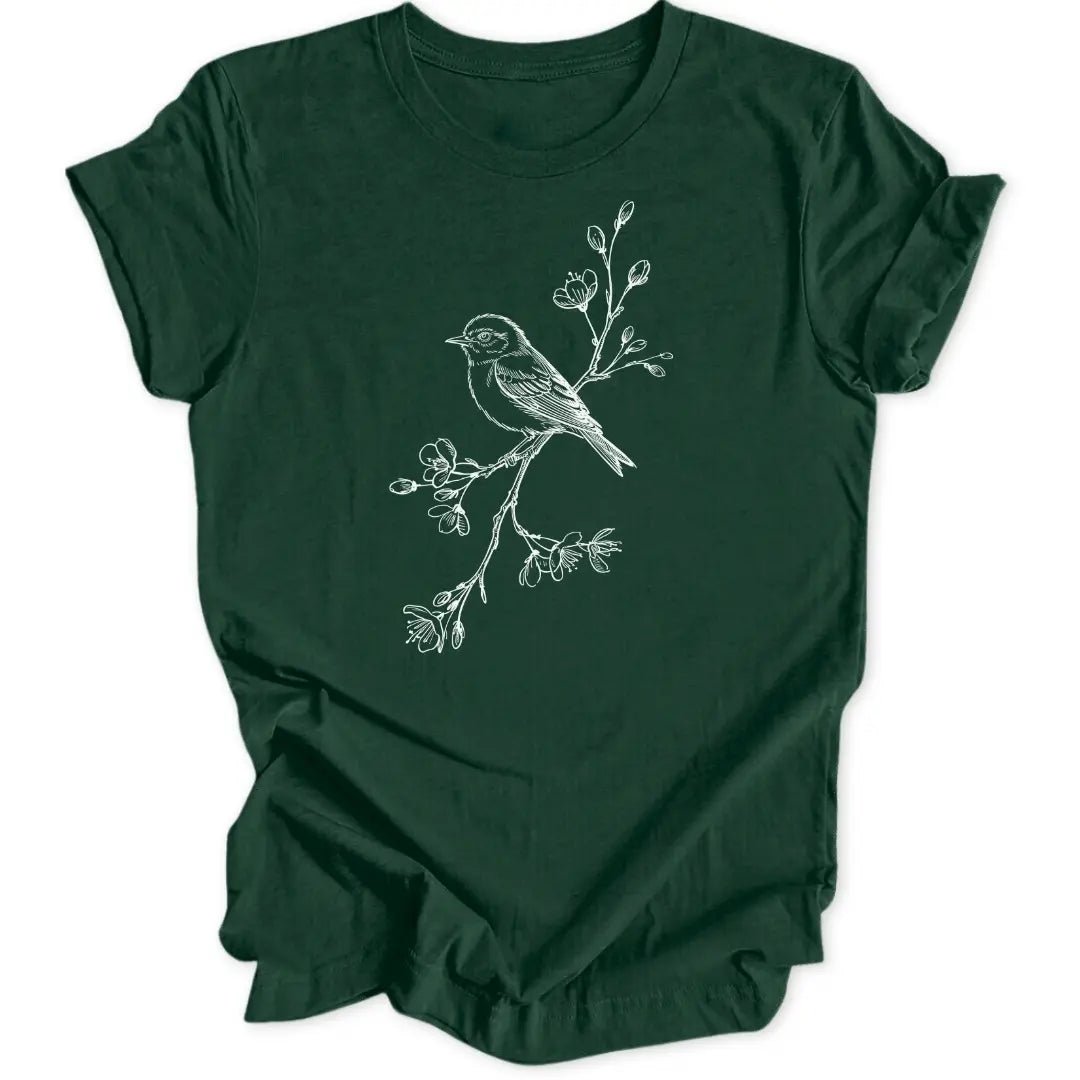Delicate Bird Unisex T-Shirt - Wild Spirit