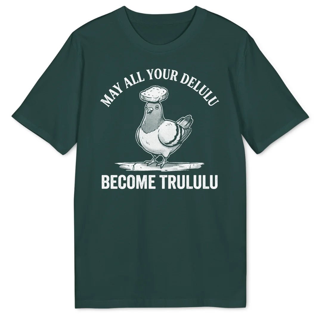 Delulu Pigeon Bio T-Shirt - Wild Spirit
