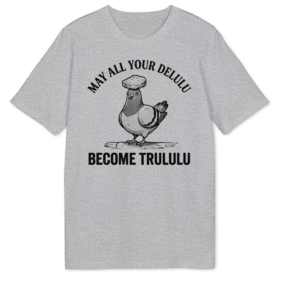 Delulu Pigeon Bio T-Shirt - Wild Spirit
