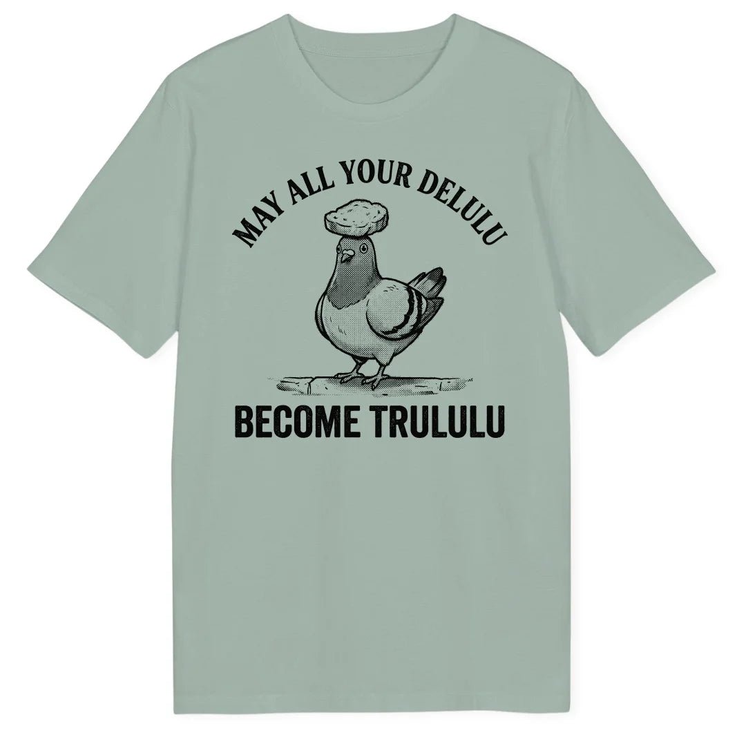 Delulu Pigeon Bio T-Shirt - Wild Spirit