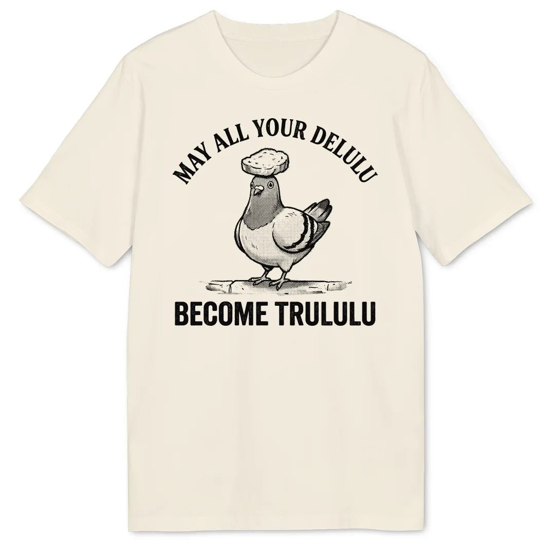 Delulu Pigeon Bio T-Shirt - Wild Spirit
