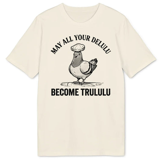 Delulu Pigeon Bio T-Shirt - Wild Spirit