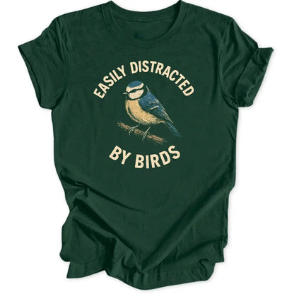 Distracted Blue Bird Unisex T-Shirt - Wild Spirit