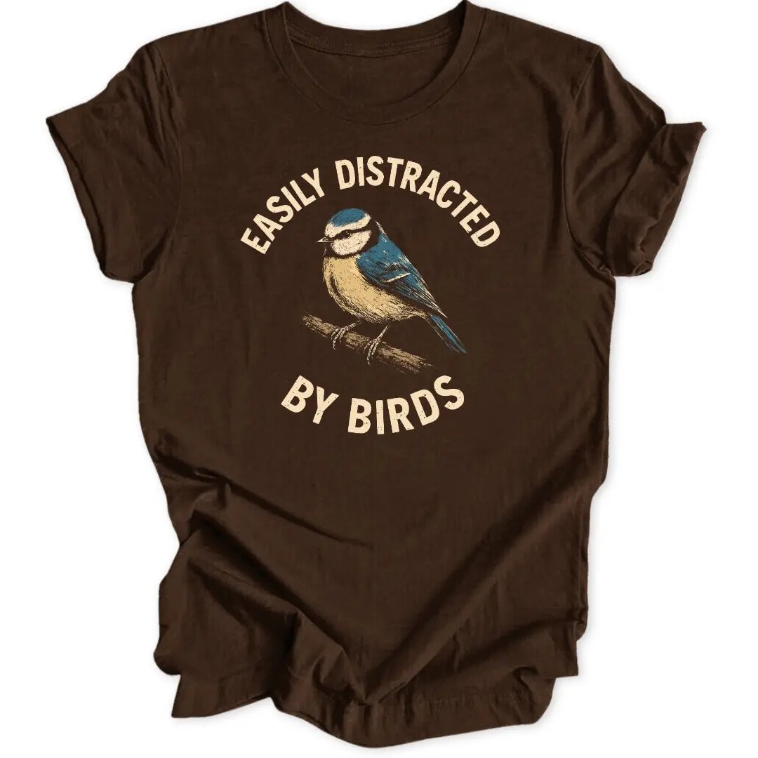 Distracted Blue Bird Unisex T-Shirt - Wild Spirit