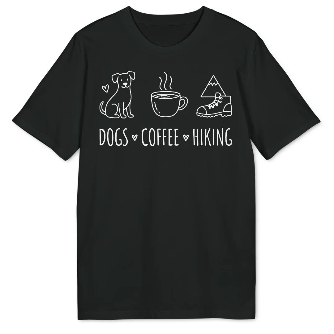 Dogs Coffee Hiking Bio T-Shirt - Wild Spirit