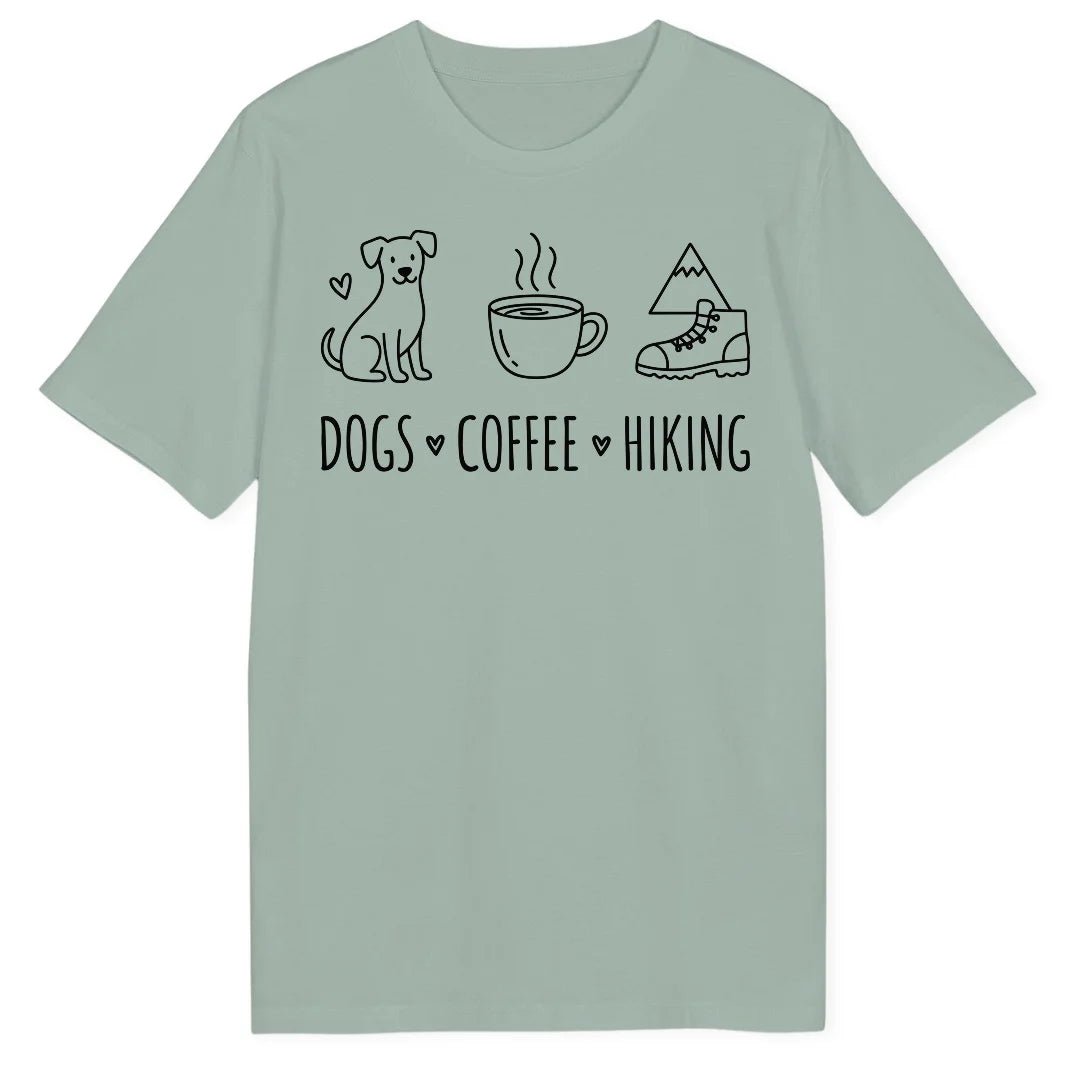 Dogs Coffee Hiking Bio T-Shirt - Wild Spirit