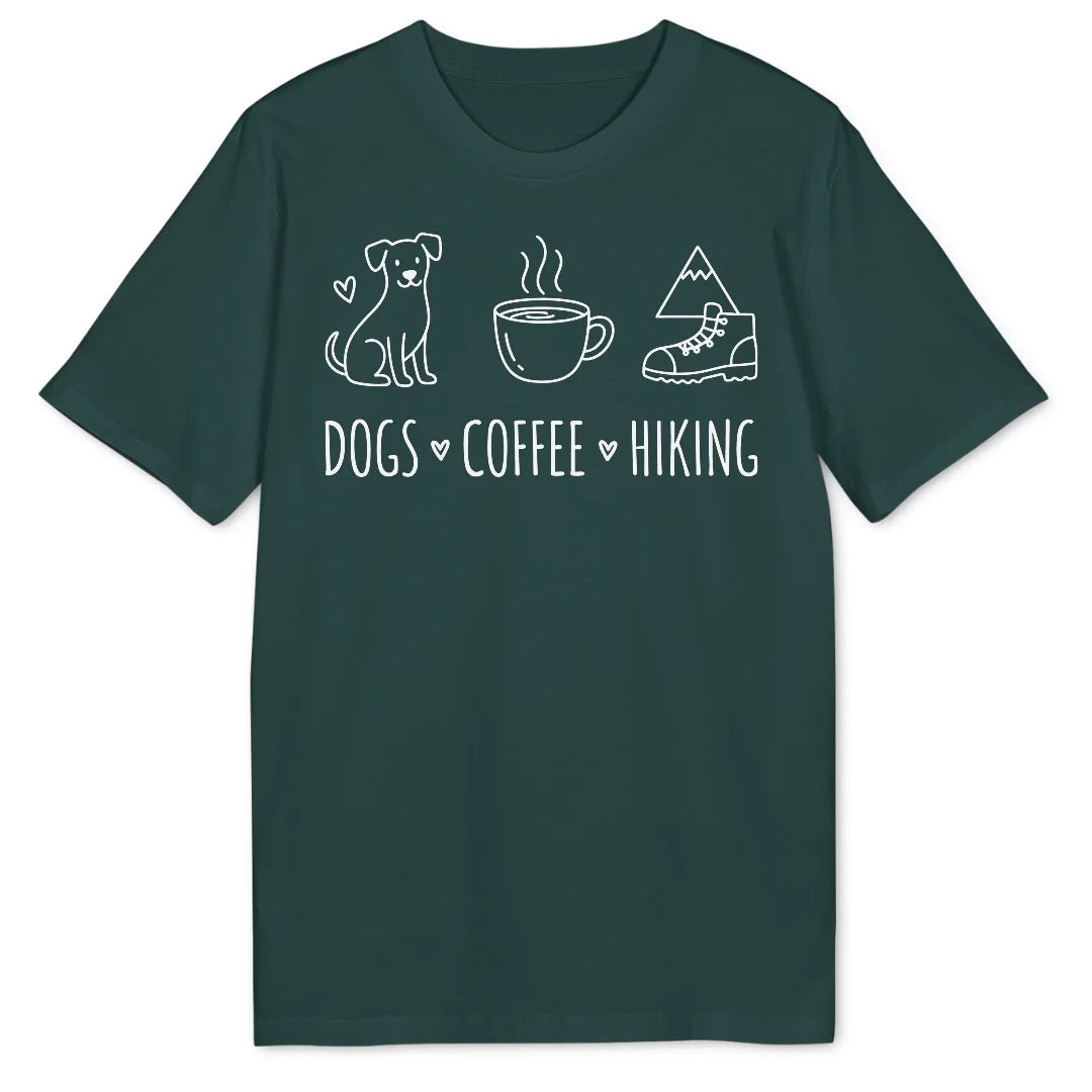 Dogs Coffee Hiking Bio T-Shirt - Wild Spirit