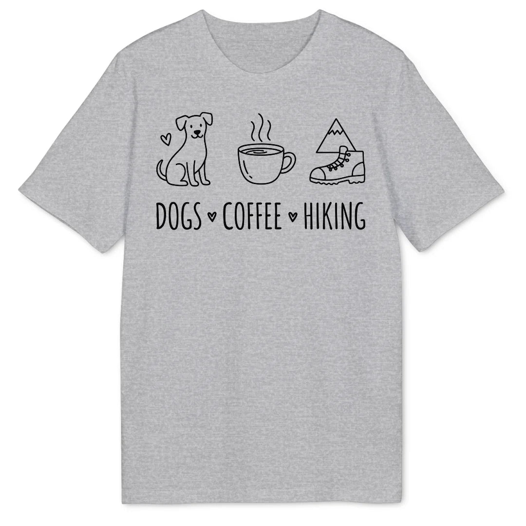 Dogs Coffee Hiking Bio T-Shirt - Wild Spirit