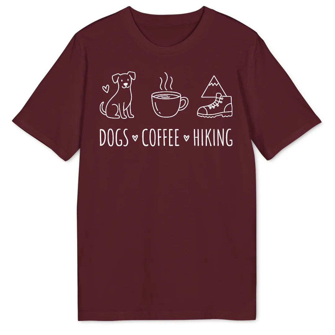 Dogs Coffee Hiking Bio T-Shirt - Wild Spirit