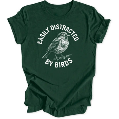 Easily Distracted Robin Unisex T-Shirt - Wild Spirit