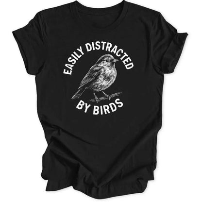 Easily Distracted Robin Unisex T-Shirt - Wild Spirit