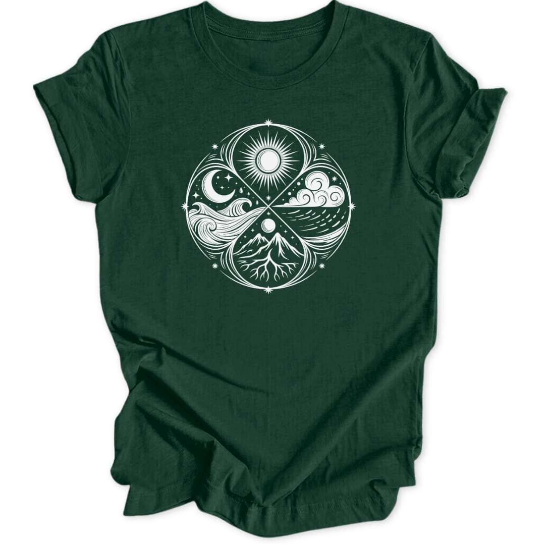 Elements Mandala Unisex T-Shirt - Wild Spirit