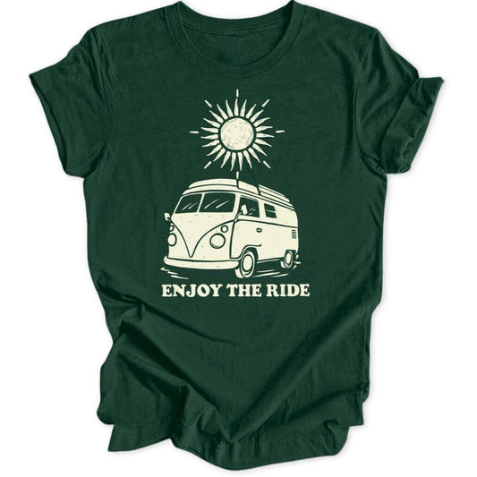 Enjoy The Ride Unisex T-Shirt T-Shirt Waldgrün / S