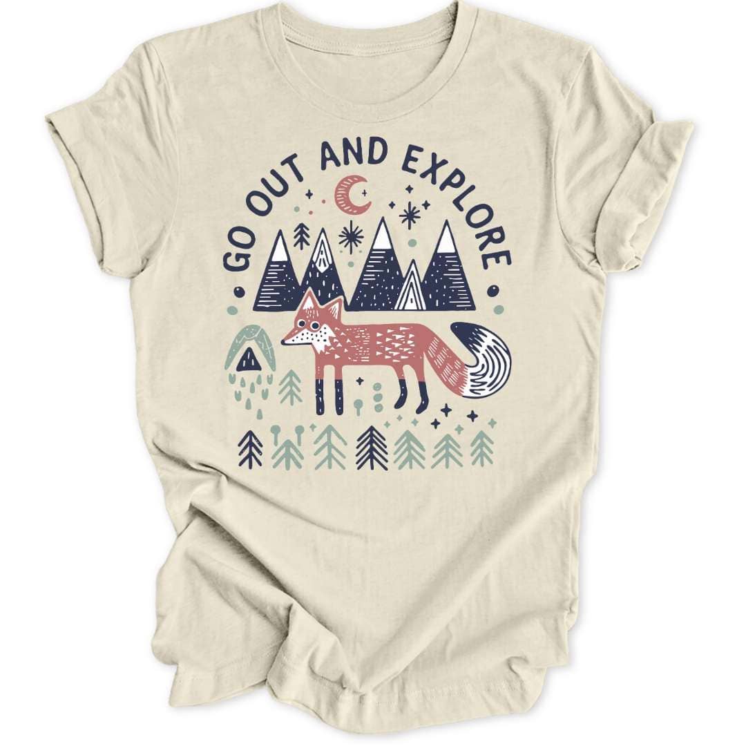 Entdecker Fuchs T-Shirt T-Shirt Natur / S