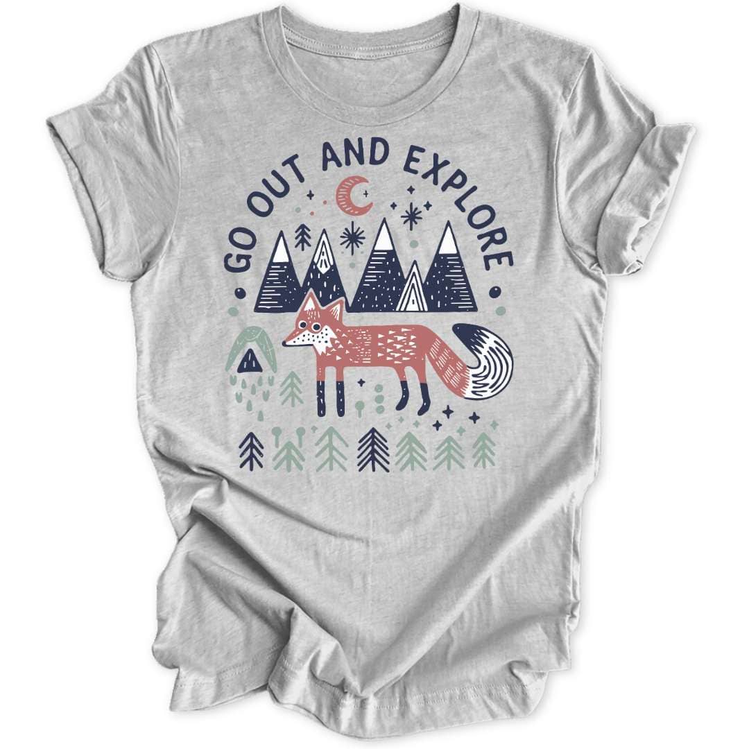 Entdecker Fuchs T-Shirt T-Shirt Sport Grey / S