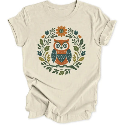 Eulen Kranz Unisex T-Shirt - Wild Spirit