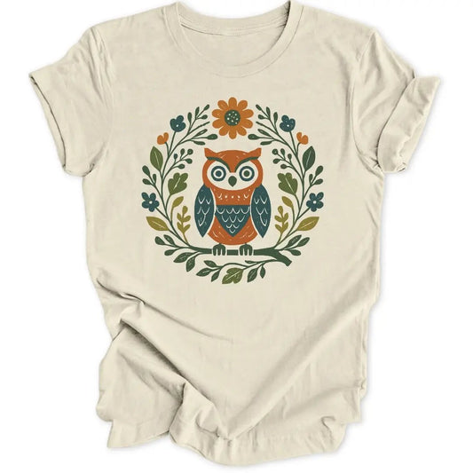 Eulen Kranz Unisex T-Shirt - Wild Spirit