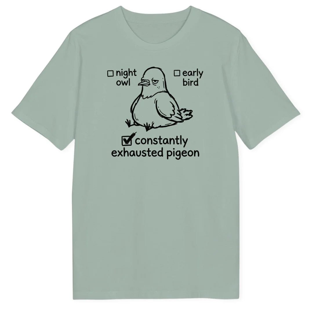 Exhausted Pigeon Bio T-Shirt - Wild Spirit