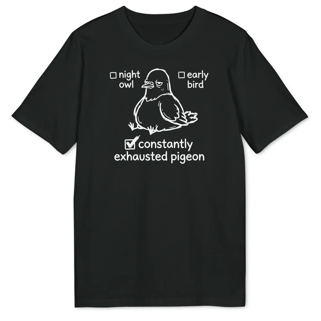 Exhausted Pigeon Bio T-Shirt - Wild Spirit