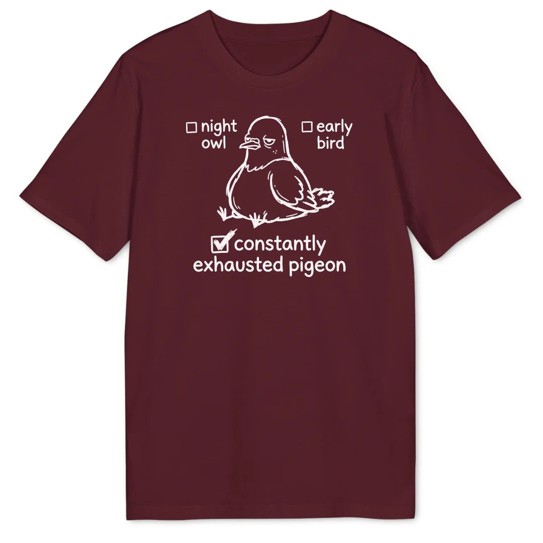 Exhausted Pigeon Bio T-Shirt - Wild Spirit