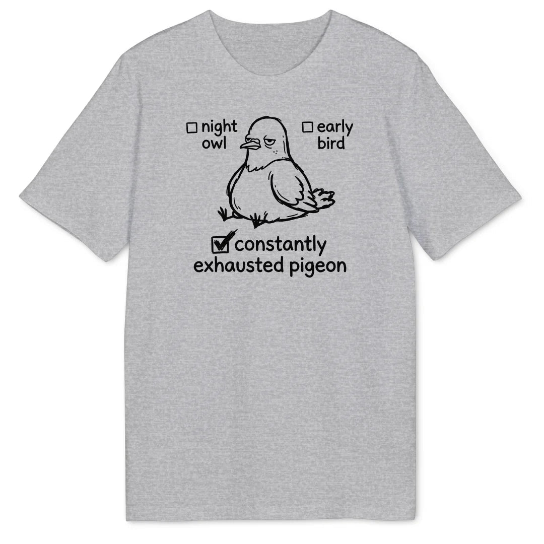 Exhausted Pigeon Bio T-Shirt - Wild Spirit
