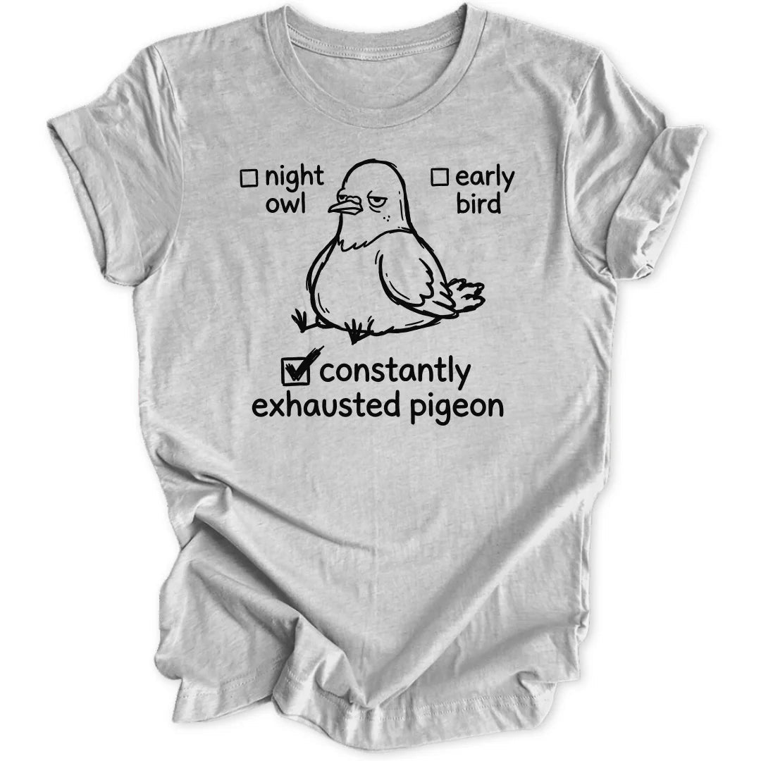Exhausted Pigeon Unisex T-Shirt - Wild Spirit