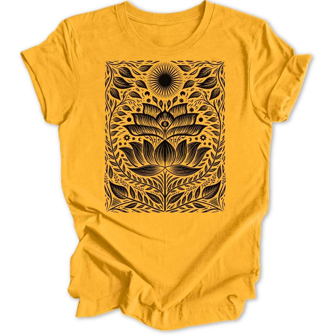 Eye of Gaia T-Shirt T-Shirt Gold / S
