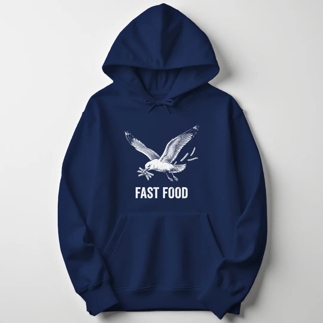 Fast Food Seagull Unisex Hoodie - Wild Spirit