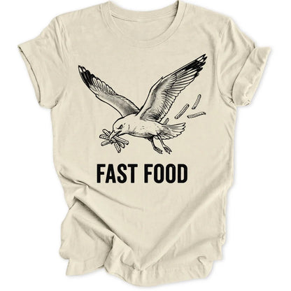 Fast Food Seagull Unisex T-Shirt - Wild Spirit