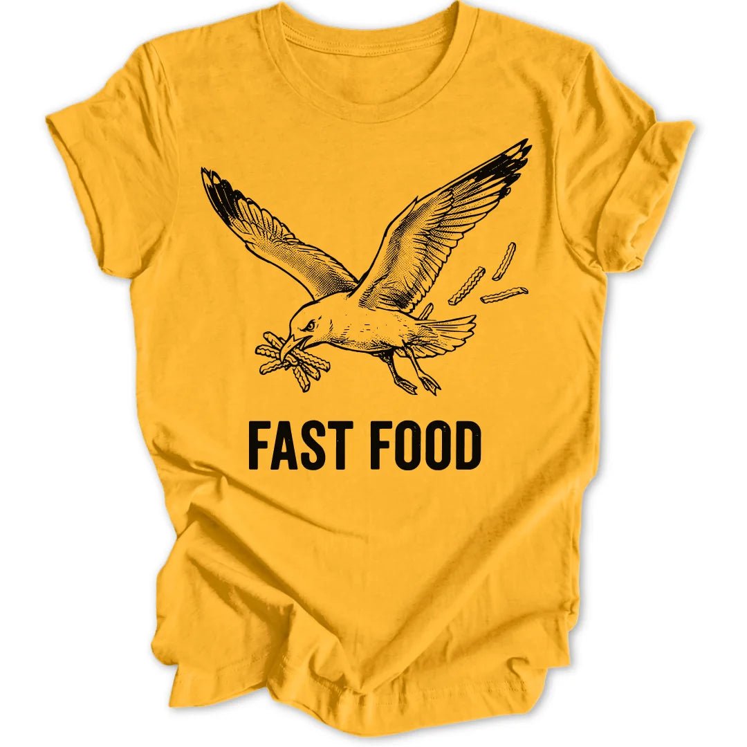 Fast Food Seagull Unisex T-Shirt - Wild Spirit