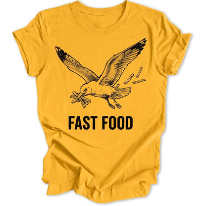 Fast Food Seagull Unisex T-Shirt - Wild Spirit
