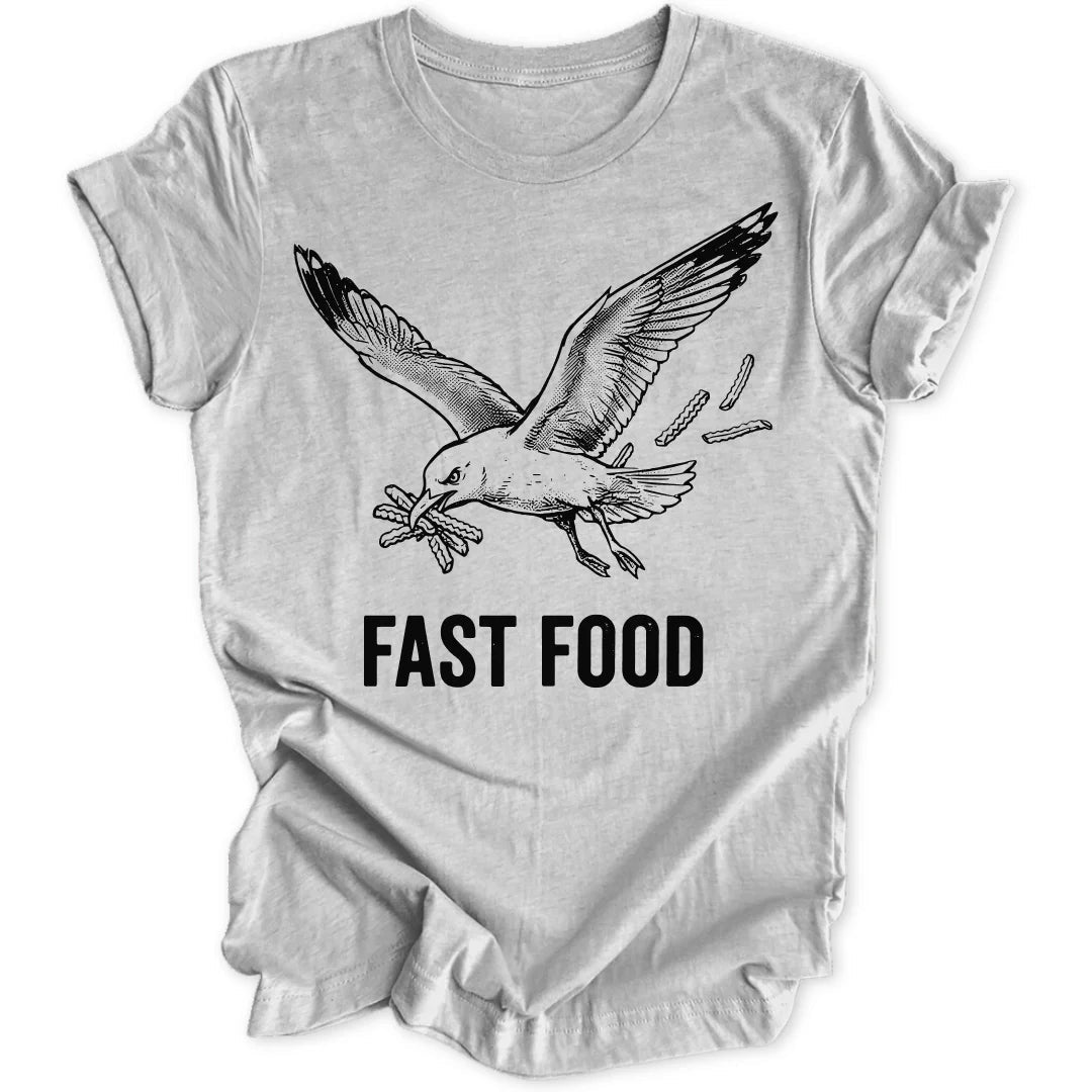 Fast Food Seagull Unisex T-Shirt - Wild Spirit